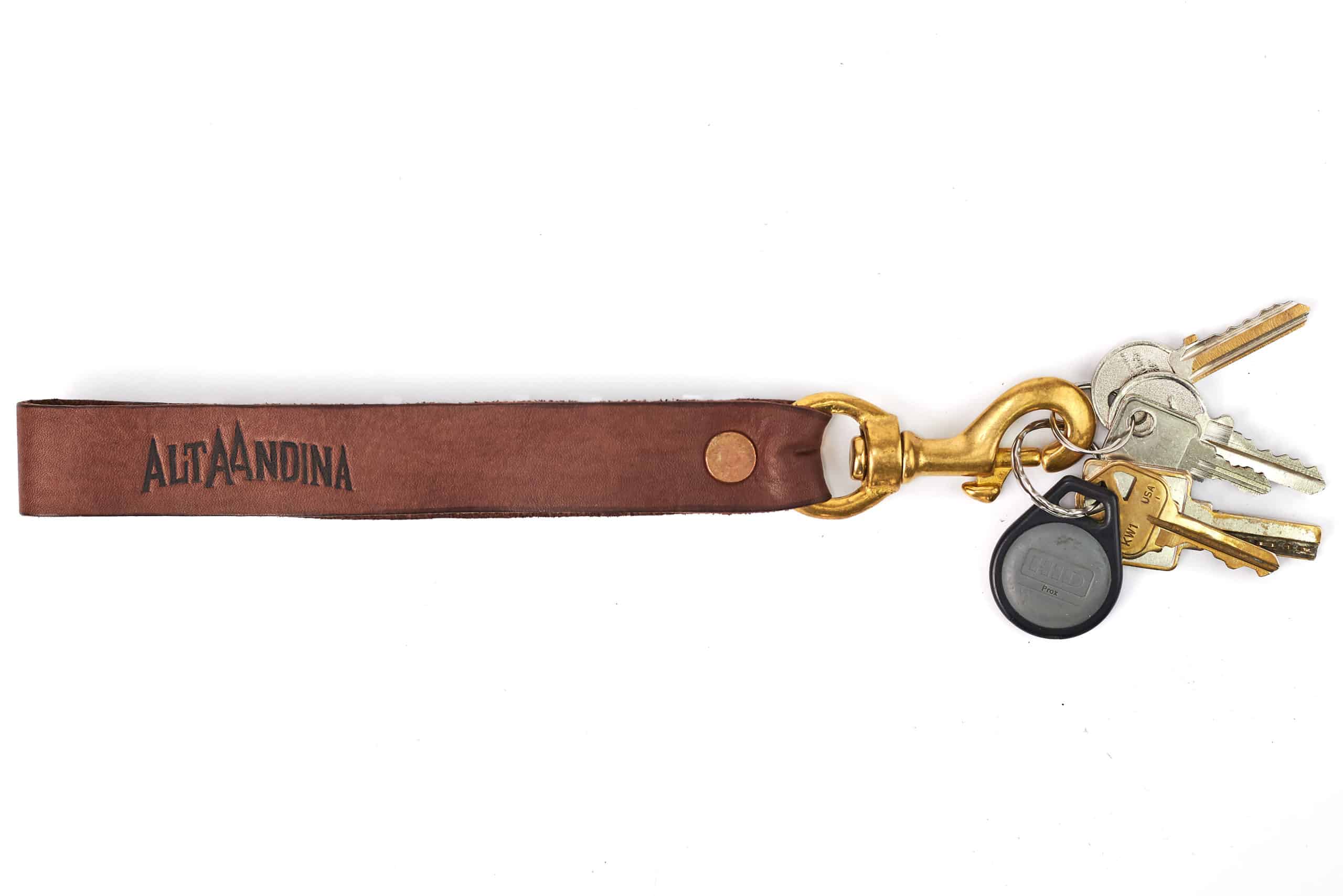 Alban Leather Wrist Strap for Wallet Clutch Wristlet Purse Keys Keychain